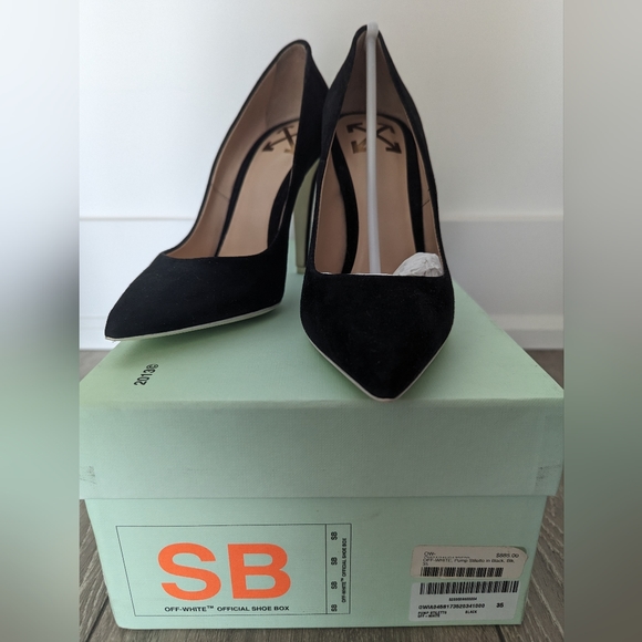 Off-White™ Black Pump Stiletto, Size 35 - Picture 5 of 6